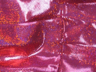 240 Lycra Foliendruck Holo Rot